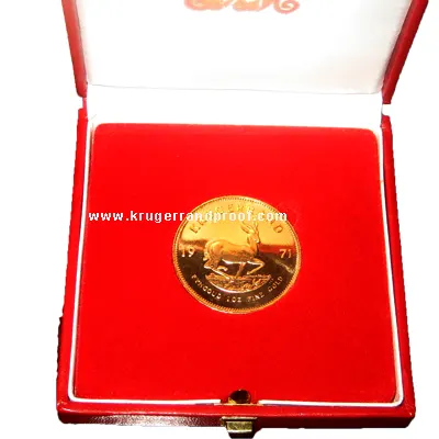 1972 Proof Krugerrand in SA Mint Box