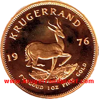 1976 Proof Krugerrand Reverse