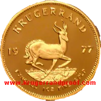 1977 Proof Krugerrand Reverse